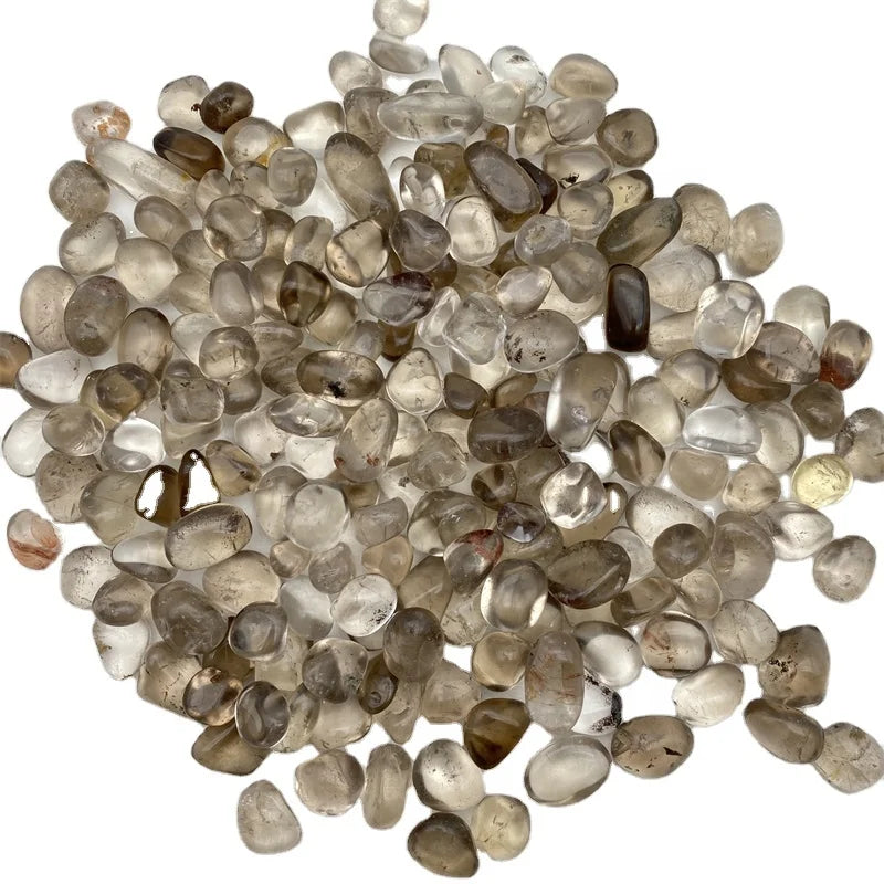 Wholesale Natural Crystal Bulk Gravel Gemstone Smoky Quartz Tumbled Stone
