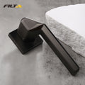 Filta Black Lever Door Handle Zinc Classic Door Handles Grey Color for Interior Doors