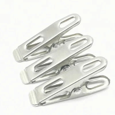 Small Metal Clothes Hanger Clips 304 Stainless Steel Clothes Pegs