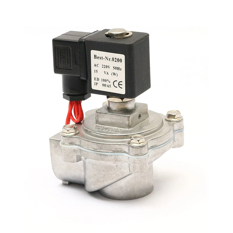 Aluminum Alloy AC220V DC24V Dust Collector G3/4 DN20 DN25 Diaphragm Solenoid Electromagnetic Pulse Valve
