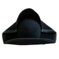 High Quality custom Wool Rabbit Fur Felt Black Tricorne Triangle Hat Guard of Honour Napoleon Hats pirate tricorn cap