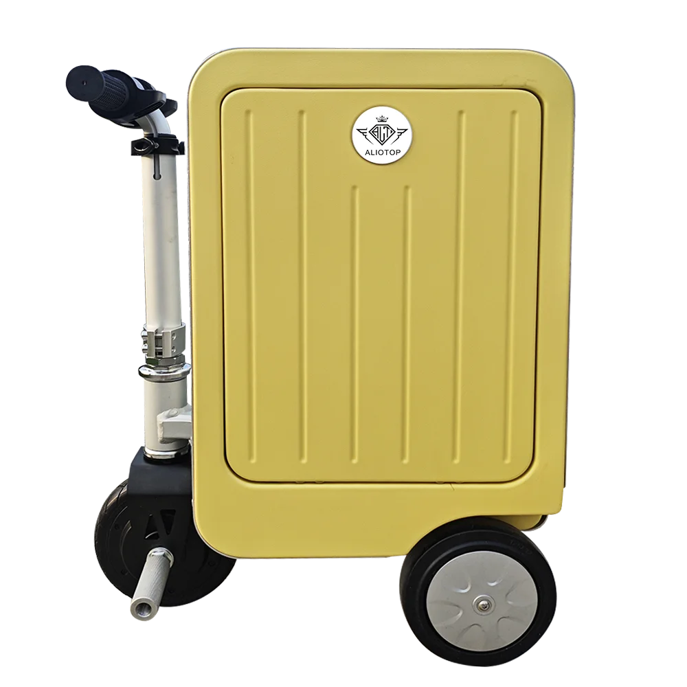 Alilotop Manufacturer's Portable Fashion Aluminum Lightweight Waterproof Anti-Theft Unisex Luggage Travel Trolley Set Fixed