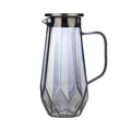 Custom Handmade Mouth Blown Heat Resistant Borosilicate Clear Glass Modern Drink Water Pitcher 1400ml Capacity Eco-Friendly