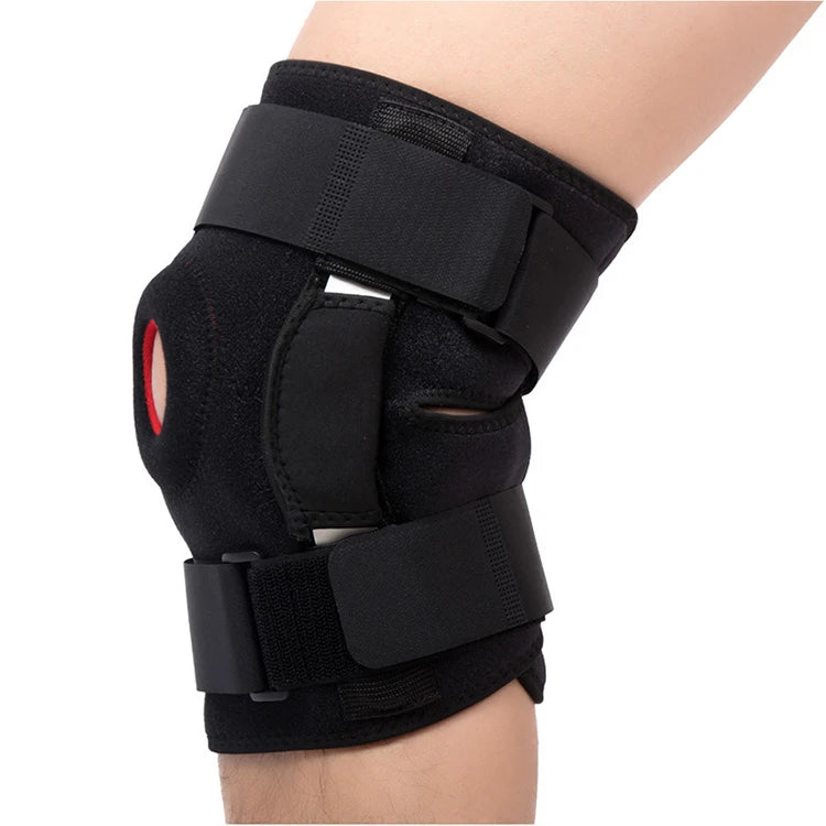 Hot Sale Hinged Compression Sleeve Knee Support Gel Pads Flexible Side Stabilizers Patella Spring Protection Elbow Knee Pads
