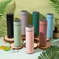 Customized 500ml 304 Stainless Steel Smart Flask Temperature Display Lid Water Bottle/Mug for Camping