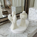 Four Angel Aromatherapy Candle Mold Angel Gypsum Expansion Stone Silicone Mold DIY Candle Ornament