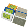90 X 55mm Ceramic Abrasive Diamond Polishing Tools Pads 60/120/200/400 Hand Polishing Block Pads