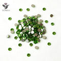 Peridot High Quality Ss6/ss8/ss10/ss16/ss20/ss30 Flat Back Glass Stone Crystal Diamond Rhinestones Without Glue
