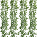 Wholesale 39 Types Artificial Greenery Rattan Garland Vine with Plastic Flower for Wedding Decor and Eucalyptus Garland