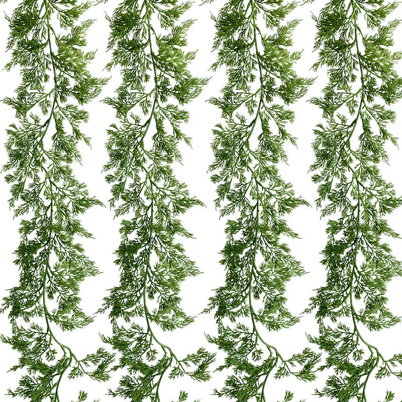 Wholesale 39 Types Artificial Greenery Rattan Garland Vine with Plastic Flower for Wedding Decor and Eucalyptus Garland