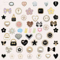 Wholesale Custom Designer Bling PVC Shoe Charms Luxury Bear Dog Flower Bow Decorations Acrylic Material for Retail Stores