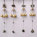 Lucky Wind Chime Metal Lucky Wind Chime Windchime Hanging Bell Dragon Peacock Good Luck Wealth Bless Home Garden Patio Decor