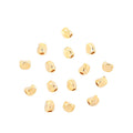 Wholesale 4mm Brass Nepal Spacer Beads for Jewelry Making Loose Metal Twist Beads