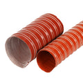 Double Layer Heat-resistant 300Â°C Silicone Duct Hose with Steel Wire for Industrial Ventilation Printing Machinery