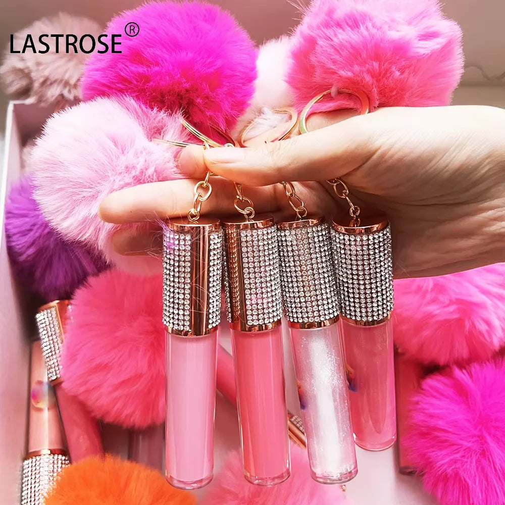 Wholesale pink Tube Private Label Vegan Makeup Lip Gloss Lipstick Cosmetics Vendor Shiny Liquid Lipstick Lipgloss