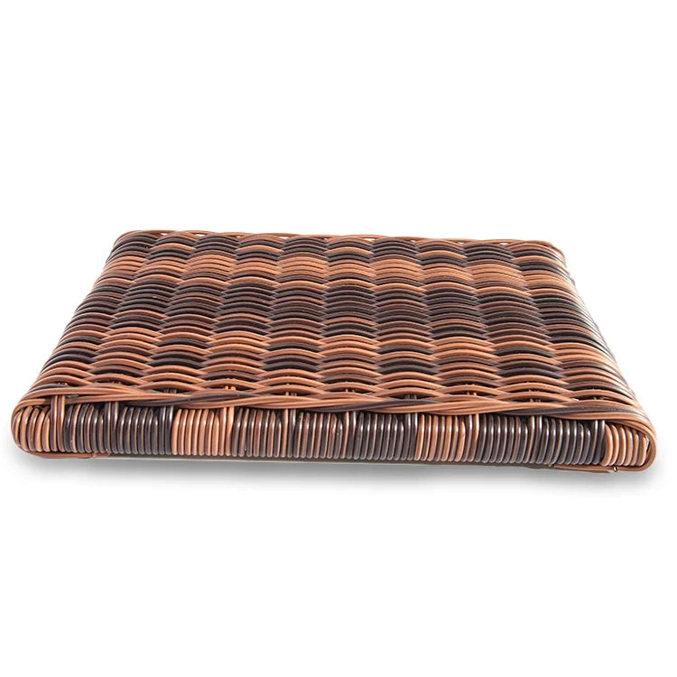 Hot Sale Brown Color UV Resistant Rattan Weaving Wicker Repair Material Plastic Synthetic Rattan