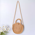 2026 Summer Beach Ladies Straw Bags Handmade Woven Women's Purses with Zip Closure Portable for Autumn Spring Seasons Wholesale