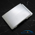 Customized Plain Auto Lock Mechanism Quick Release Lock Blank Belt Metal Material Male Formal Laser Engraved Neutral Style