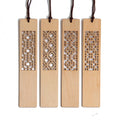 Custom Ancient Chinese Traditional Art Style Retro Wooden Hollow Bookmarks for Books Creative Gift for Friends School Stationery