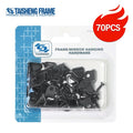 70PCS TS-K035 Taisheng D Ring Iron Hanger Set for Mirror & Photo Frame with Triangle Backboard