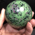 Wholesale High Quality Natural Ruby Zoisite Sphere Spiritual Healing Crystal Quartz Ball Folk Crafts for Home Decoration