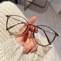 New Trendy TR90 Optical Frame Round Vintage Eyeglasses Frames Anti Blue Light Glasses