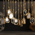 New 12 Birth Month Flower Necklace Sign Pendant Necklaces Stainless Steel  18K Real Gold PVD Plated Women Factory Wholesale Hot
