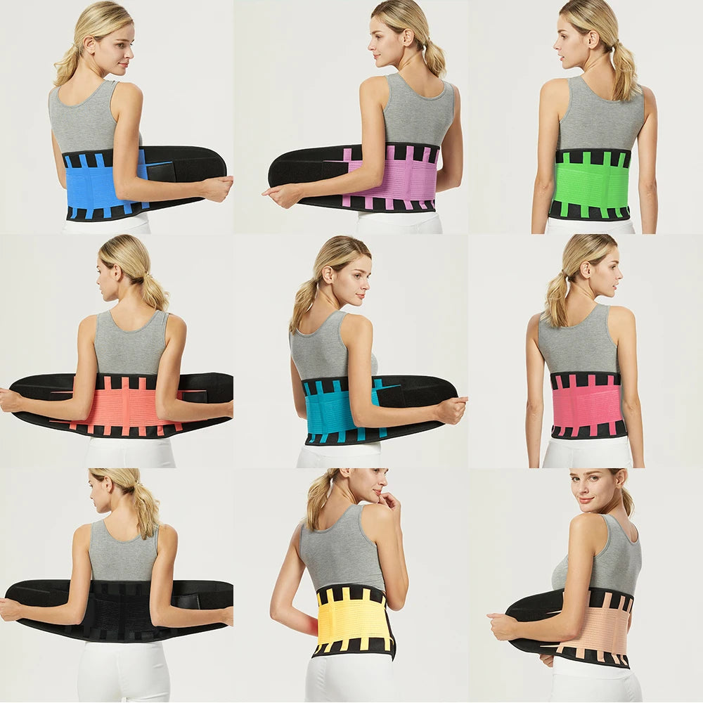 RUNYI CE Certified Good Quality Tummy Slimming Belt Trimmer Custom Made Back Support Neoprene Sauna Sweat Belly One Waist