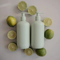 Eco-friendly Biodegradable HDPE Cosmetic Packaging Empty Bottles with Silk Screen Printing Pump Sprayer 200ml/260ml/400ml/500ml