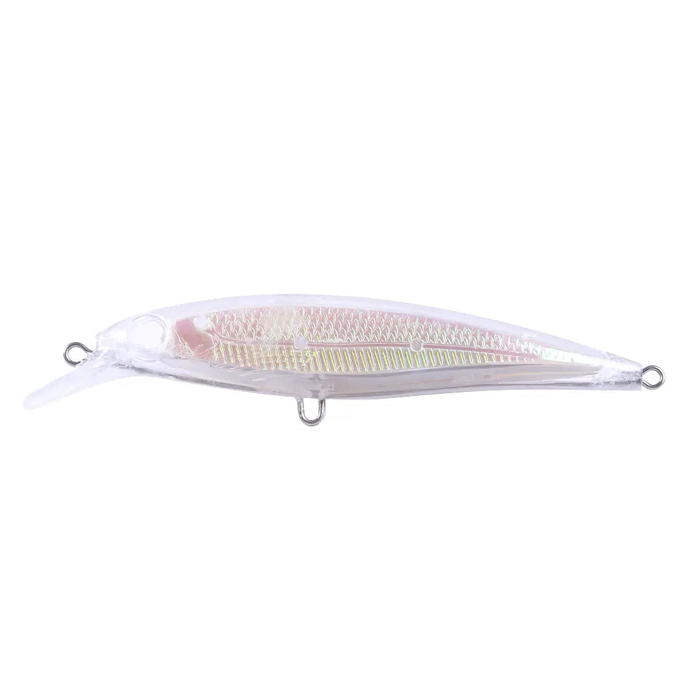 Wholesale MI027-0 11cm 11.6g Artificial ABS Hard Plastic Baits Unpainted Blank Minnow Fishing Lures