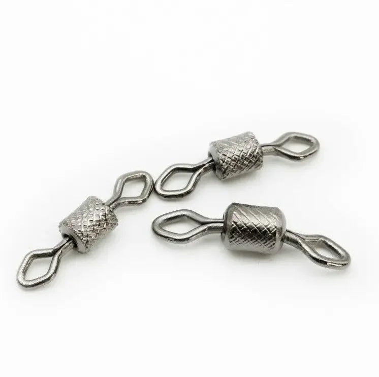 Diamond Eye Impressed Rolling Swivel Safety Snap Fishing Connector for Snaps & Swivels