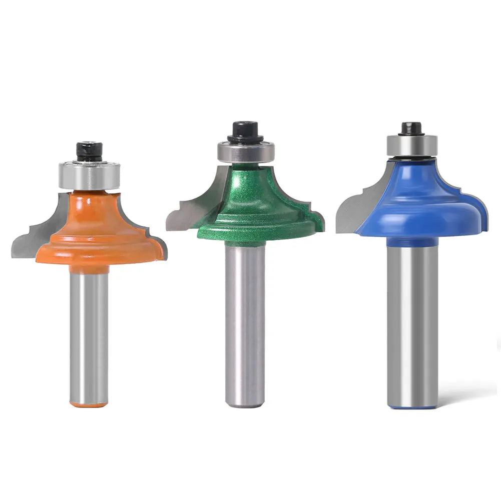 8 1/2 12mm Shank Tungsten Carbide Woodworking Table Edge Router Bit Wood Milling Cutter Furniture Frame Manufacture Cutting Tool