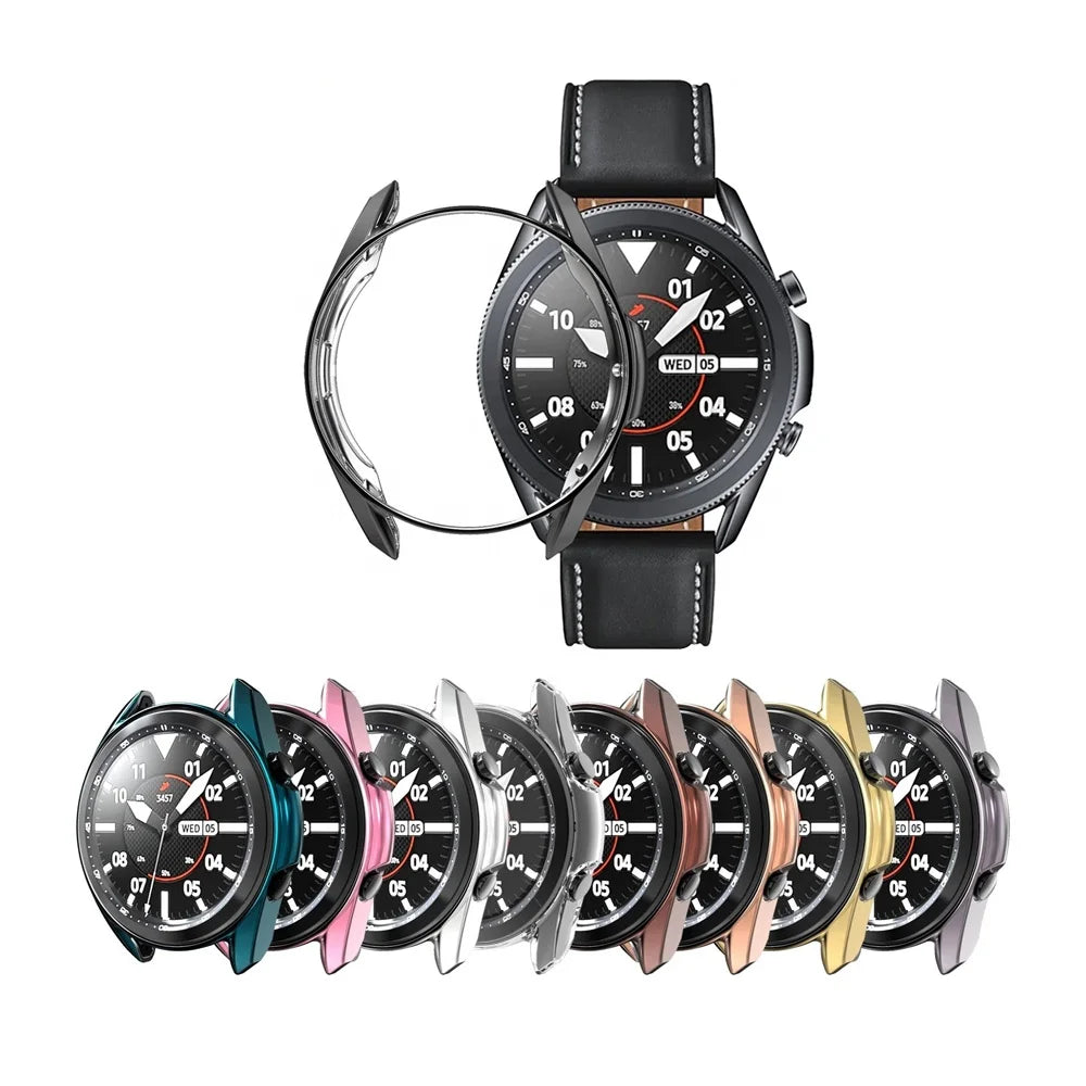 New Arrival for Samsung Galaxy Watch3 Protective Case TPU Eco-Friendly Hollow Design for 41mm/45mm Models