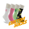 FREE DESIGN & MOCKUP Custom Logo Gym Socks Unisex Custom Sport Socks Design Logo Gym Athletic Sock