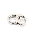 Stainless Steel Split Ring Double Jump Ring Small Key Chain Ring for Fishing