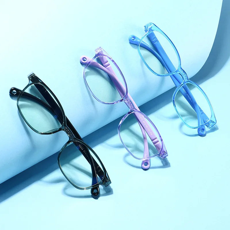 Wholesale Children Tr90 Round Blue Light Filter Computer Glasses Kids Anti Blue Light Blocking Glasses