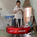 Advertising Adult Outdoor Snow Globe Fancy Dress Costume Inflatable Customized Size Oxford Cloth PVC 4-6ft Dimensions for Parade