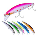 WEIHE 13cm 41g 6Colors ABS Minnow Fishing Bait Lure Plastic Wobbler MegaBDM