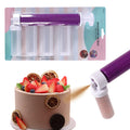 Saffron Manual Airbrush Set for Cake Decorating Glitter Spray Tube with Manual Pump 4 Tubes Included OEM/ODM Welcome