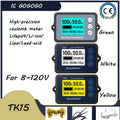 DC 8V- 120V 50A 100A 350A TK15 Battery Tester Coulomb Counter Meter Capacity Indicator Li-ion Lifepo4 Detector Coulometer TK15H