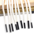 Factory Supply Custom Design Round Jacket Drawcord Hoodie Drawstring With Metal Aglets Tips Ends