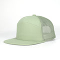 Custom Logo Classic Waterproof Terry Mesh Sports Baseball Cap 7 Panel Flat-brimmed Hip-hop Trucker Hat Unisex