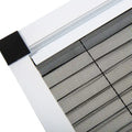 Modern Design Aluminium Alloy Frame Polyester Pleated Mesh Anti-Mosquito System Horizontal Retractable Folding Insect Window