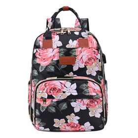Laptop Backpack 15.6 Inch Stylish Girls College School Backpack with USB Charging Port Water Resistant Causal Daypack for Women