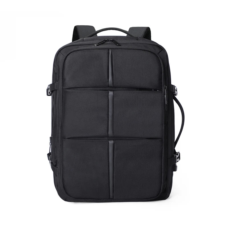 Large Capacity 1680D Oxford Charger Backpack Anti Theft Smart Expandable Backpack Bag With Shoes Compartment