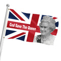 2026 3X5FT Outdoor Decorative Cheap Flag Queen Elizabeth ll  Union Jack Flag