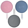 Anti Splatter Shield Guard Cooling Mat Drain Board Strainer Silicone Splatter Oil Splash Guard Frying Pan Heat-Resistant Screens