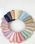 110*110 Cm Premium Cotton Voile Scarf  Cotton Voile Plain Square Hijab Scarf Tudung Bawal