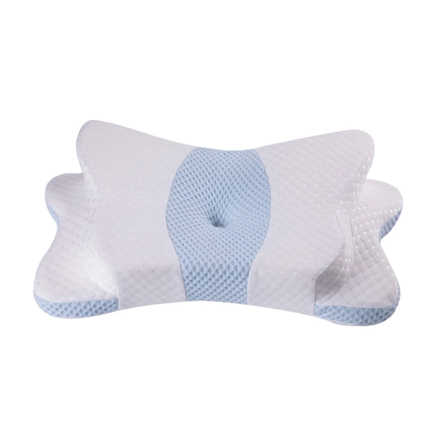 Wholesale Patented Cervical Pillow for Neck Pain Relief Odorless Contour Memory Foam Pillow Cradles Design Orthopedic Bed Pillow