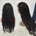 Raw Indian Hair Wigs From India Wholesale Vendor Human Hair Lace Font Wig Lace Frontal Loose Deep Wave Wig for Black Women